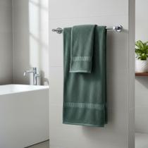 Kit Toalha de Banho e Rosto Banhão 100% Algodão Macia Alta Absorção 75cm x 1,50m