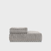 Kit Toalha de Banho Gigante 2 Peças, 1.5m x 75cm Cinza Claro
