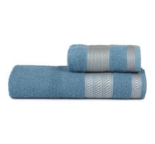 Kit Toalha de Banho Gigante e Rosto 2 Pçs Siena Atlântica