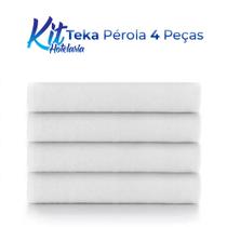 KIT-Toalha de Banho Hotel Pérola Premium Profiline Luxury 4 Peças Banhão - Teka KIT-Toalha de Banho Hotel Pérola Premium Profiline Luxury 4 Peças Banhão - Teka