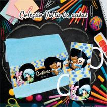 Kit toalha de boca + caneca de Polímero