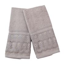 Kit Toalha de Lavabo Renascenca Fio Egípcio Buettner 02 Peças