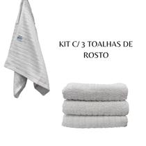 Kit Toalha De Rosto Briza 100% Algodão - Branca