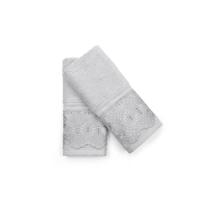 Kit Toalha Lavabo 2 Peças com Renda Roma Bouton Kit Toalha Lavabo 2 Peças com Renda Roma Bouton