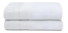 Kit Toalha Lavabo Social Renascença Fio Egípcio Buettner 2Pç