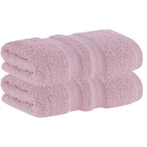 Kit Toalha Para Lavabo Algodão Egípcio Buddemeyer 2 Peças Rosa Claro