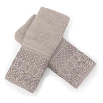 Kit Toalha Social 30cm X 50cm Algodão Egípcio Cristal Renda Kit Toalha Social 30cm X 50cm Algodão Egípcio Cristal Renda