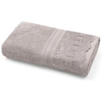 Kit Toalha Social Lavabo 100 Algodão Egípcio Felpudo Fio Penteado Barra com Renda Bordada Linha Cristal Roma 2 peças 30x50cm Buettner Kit Toalha Social Lavabo 100 Algodão Egípcio Felpudo Fio Penteado Barra com Renda Bordada Linha Cristal Roma 2 peças 30x50cm Buettner