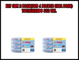 Kit Toalha Umedecida 352 Uni-8 Pct (2 Pack) Hora Da Troca Turma Da Mônica Baby.