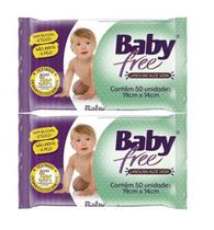 Kit Toalha Umedecida Baby Free 100 Unidades Kit Toalha Umedecida Baby Free 100 Unidades