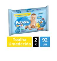 Kit Toalha Umedecida Babysec Ultrafresh - Galinha Pintadinha 2 Pacotes 92 unidades cada