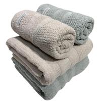 Kit Toalhas 2 banho e 2 rosto Buddemeyer Vanilla Extra Soft Bege e Verde