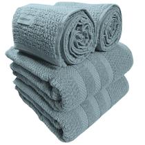 Kit Toalhas 2 banho e 2 rosto Buddemeyer Vanilla Extra Soft Verde Sereno