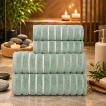 Kit Toalhas Banho e Rosto 4 Peças 100 Algodão Alta Absorção Toque Macio Secagem Rápida Toalha de Banho e Toalha de Rosto Kit Toalhas Banho e Rosto 4 Peças 100 Algodão Alta Absorção Toque Macio Secagem Rápida Toalha de Banho e Toalha de Rosto
