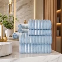 Kit Toalhas Banho e Rosto 4 Peças 100 Algodão Alta Absorção Toque Macio Secagem Rápida Toalha de Banho e Toalha de Rosto Kit Toalhas Banho e Rosto 4 Peças 100 Algodão Alta Absorção Toque Macio Secagem Rápida Toalha de Banho e Toalha de Rosto