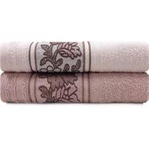 Kit Toalhas Banho Karsten 100% algodão 2 Peças Liana Emcompre