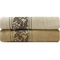 Kit Toalhas Banho Karsten 100% algodão 2 Peças Liana Emcompre Kit Toalhas Banho Karsten 100% algodão 2 Peças Liana Emcompre