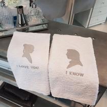 Kit Toalhas de Banho Star Wars Love Wars