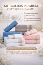 Kit Toalhas de Rosto Banhão Luxo 100 Algodão 80 x 150 BRK TOALHAS Kit Toalhas de Rosto Banhão Luxo 100 Algodão 80 x 150 BRK TOALHAS