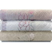 Kit Toalhas de Rosto Karsten 100% Algodão 3 Peças Yuna