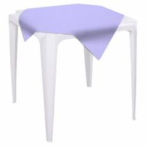 Kit Toalhas Mesa Cobre Mancha Cores Lisas e Diversas 70x70cm