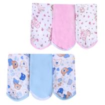 Kit toalhinha boca malha - BENE CASA BABY