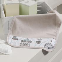 Kit Toalhinha de Boca Com 03 Peças Tecebem Baby Malha 100% Algodão Jean Trigo