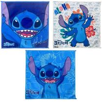 Kit Toalhinha Pano Multiuso Microfibra Stich Disney Escolar