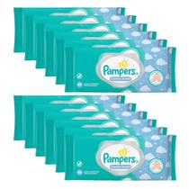 Kit Toalhinhas Umedecidas Pampers Fresh Clean com 576 Unidades