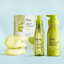Kit Tododia Capim Limão e Hortelã com Sabonete, Hidratante e Body Splash 3 produtos Kit Tododia Capim Limão e Hortelã com Sabonete, Hidratante e Body Splash 3 produtos