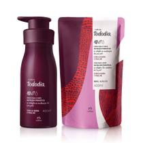 Kit tododia Cereja Negra e Praliné com refil 400 ml cada