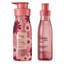 Kit Tododia Flores - Flor de Pêssego e Jasmim (Body Splash 200ml e Hidratante 400ml) Natura