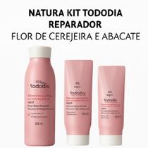 Kit Tododia Reparador Flor de Cereja e Abacate Natura (3 Itens).