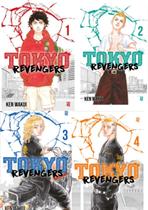 Kit Tokyo Revengers Vol. 1 ao 4 Kit Tokyo Revengers Vol. 1 ao 4
