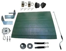 Kit Toldo Cortina Com Lona 1,70 x 2,50m Retratil