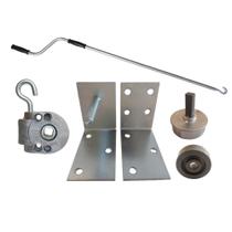 Kit Toldo Cortina Retrátil Redutor Mancal Bucha e Manivela