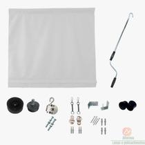 Kit Toldo Enrolável Com Ou Sem Visor 4,00 x 2,50 Alt Kit Toldo Enrolável Com Ou Sem Visor 4,00 x 2,50 Alt