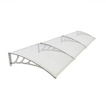 Kit Toldo Policarbonato Completo 3,00x0,60m Portas E Janelas