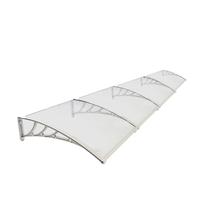 Kit Toldo Policarbonato Completo 4,00x0,60m Portas E Janelas Kit Toldo Policarbonato Completo 4,00x0,60m Portas E Janelas