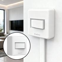 Kit Tomada 10a 20a 20a vermelho interruptor simples paralelo Sistema X Box Externo Enerbras Beleze - Kit Tomada 10a 20a 20a vermelho interruptor simples paralelo Sistema X Box Externo Enerbras Beleze -