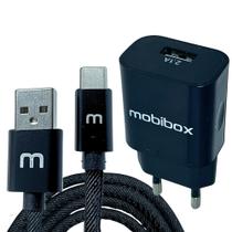 Kit Tomada / Caixinha / Fonte / Carregador de Parede - Saída Usb 2A - c/ Cabo tipo C entrada Usb - Ultra rápido - Original - Garantia 1 ano