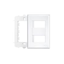 Kit tomada dupla 10A branco e 20A Vermelho - Fame Kit tomada dupla 10A branco e 20A Vermelho - Fame