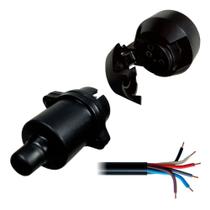 Kit Tomada Elétrica para Engate 6 Polos + Cabo PP - DNI 8359