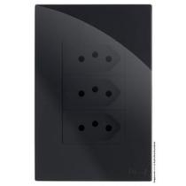 Kit Tomada Tripla 20A 4X2 BRG11231-3BK