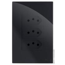 Kit Tomada Tripla 20A 4X2 BRG11231-3BK