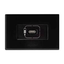 Kit tomada usb 1 mod + placa para movel pial plus+