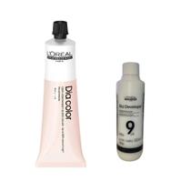 Kit Tonalizante Dia Color Loreal Professionnel Cor 7 + Emulsão Reveladora 9 vol. 120ml