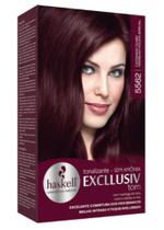 Kit Tonalizante Excllusiv Haskell 5562 Castanho Claro Vermelho Violeta Especial