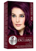 Kit Tonalizante Excllusiv Haskell 826 Louro Claro Violeta Vermelho Marsala