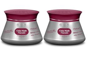 Kit Tonalizante Mascara Marsala Reaviva Cor Cabelos Acaju Castanho Neutralização Reflexo Indesejados